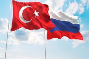 علم روسيا و تركيا