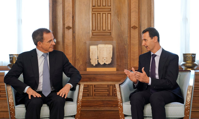 الرئيس بشار الأسد استقبل تيري مارياني عضو البرلمان الأوروبي