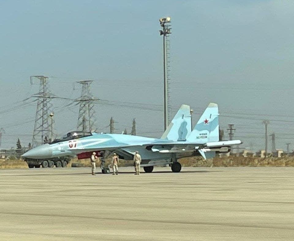 مقاتلات من طراز سو-34 في مطار القامشلي