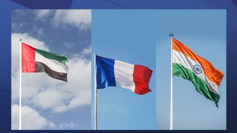 الإمارات تؤسس مع الهند وفرنسا مبادرة للتعاون الثلاثي