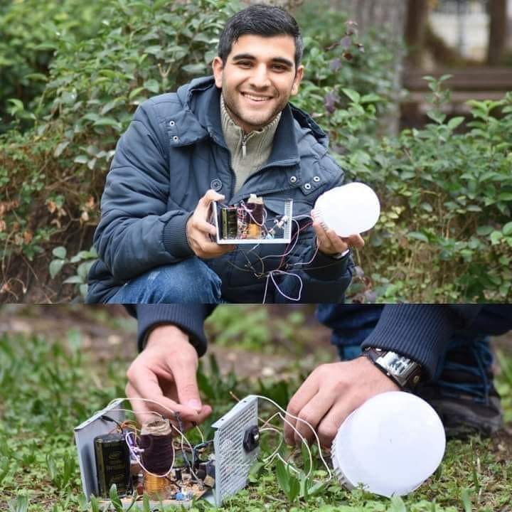 مستخدماً النباتات.. طالب سوري يولد الطاقة الكهربائية لمنزله