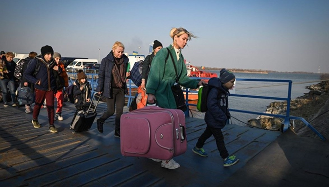 اللاجئيين الأوكرانيين