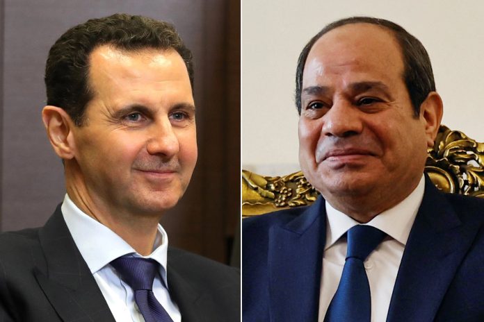 الرئيسن السوري والمصري