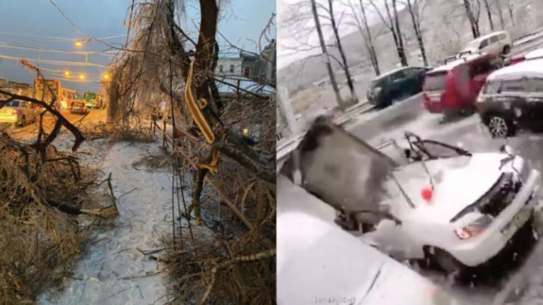 عواصف شديدة تودي بحياة 10 أشخاص في روسيا