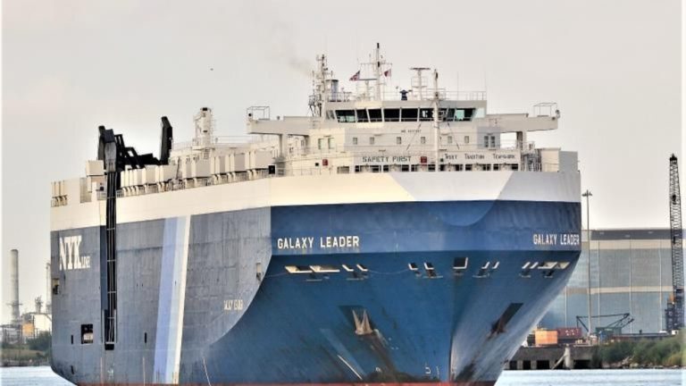 السفينة الإسرائيلية المحتجزة في اليمن